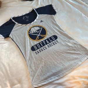 Adidas buffalo Sabre’s t shirt
